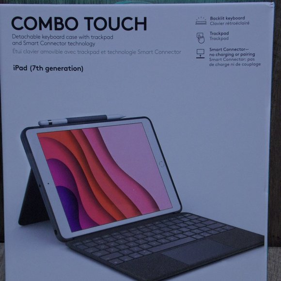 Logitech, Combo Touch for Ipad, (7th Generation)